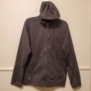 North Face Jacket Full Zip  Via Laveggio 5‎ Hoodie Zip Pockets Mens Size L Black